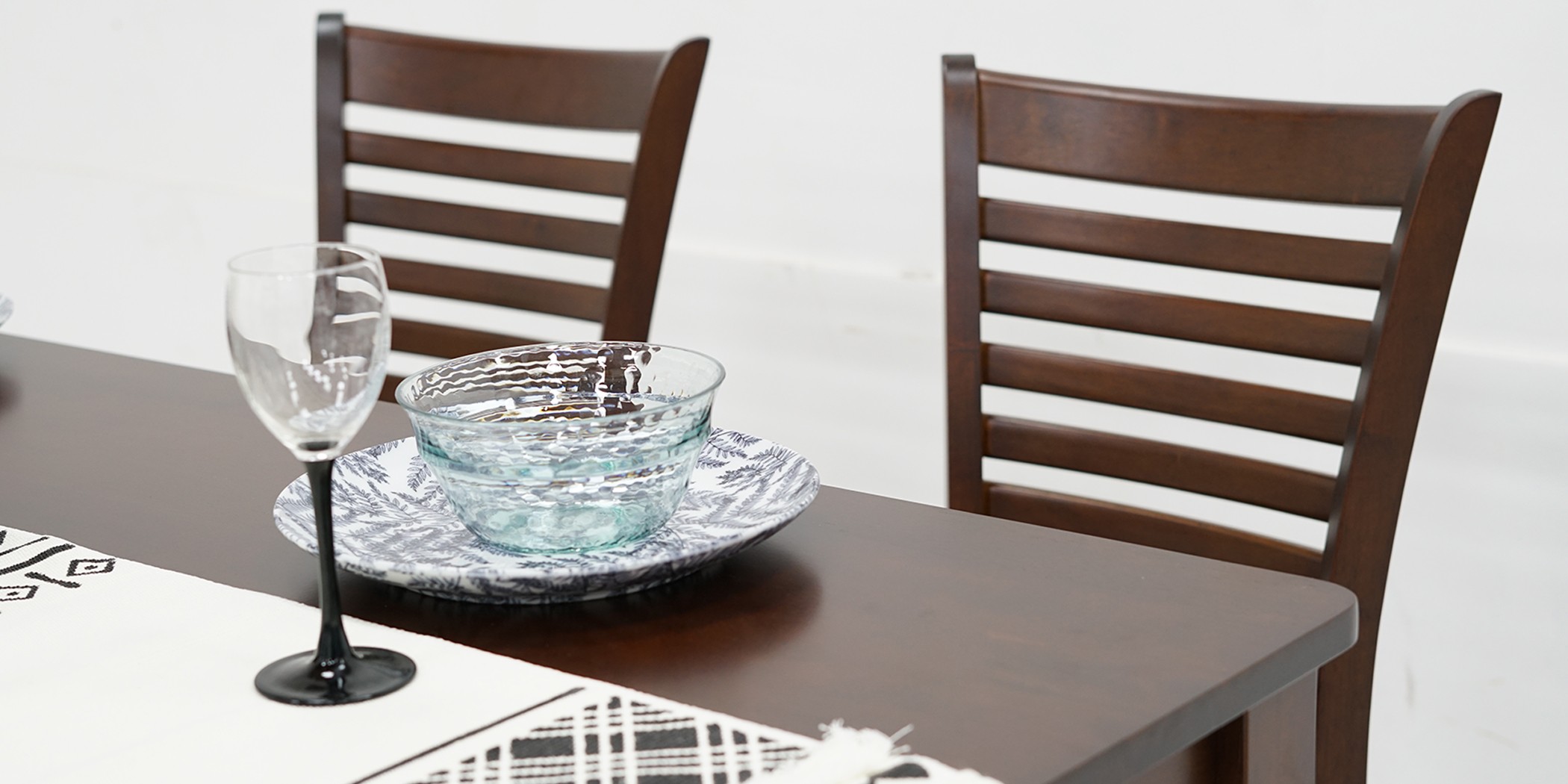 Leuven Dining Table and 6 Chairs Wenge Color