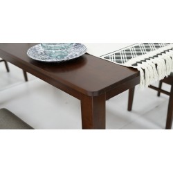Leuven Dining Table and 6 Chairs Wenge Color