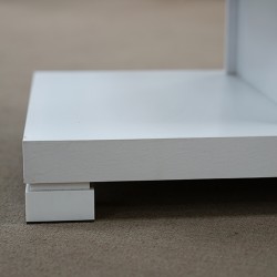 Toby Low TV Cabinet White Color