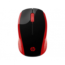 HP 200 Wireless Mouse, 1000dpi, Red