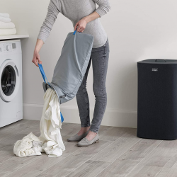 Joseph Joseph 50002-JJ 60L Carbon Black Laundry"O"
