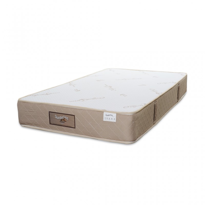 Slumberland Premium Latex Single 90x190 cm Beige Border Slumberland Premium Latex Single 90x190 cm Beige Border