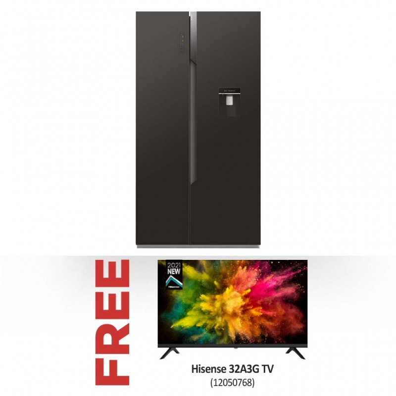 Hisense H670SMIWD Refrigerator & Free Hisense 32A3G 32'' HD Ready Led TV