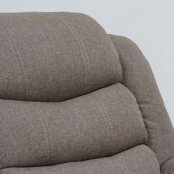 Tavana 3 Seater Reclining Sofa Camel Fabric