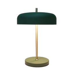 Table Lamp Green Metal Base ACSLG2115005