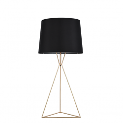 Table Lamp Metal Preto D25xH48 cm