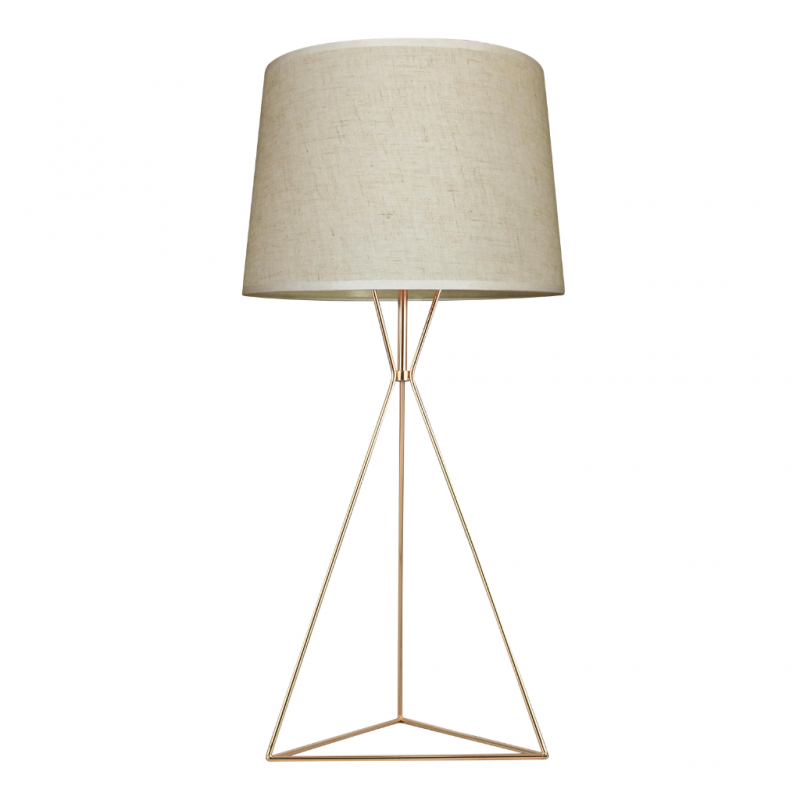 Table Lamp Metal Beige D30xH64 cm Table Lamp Metal Beige D30xH64 cm