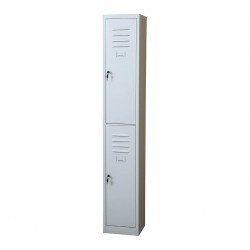 Locker Cabinet COULC2 Grey 2 Compartment