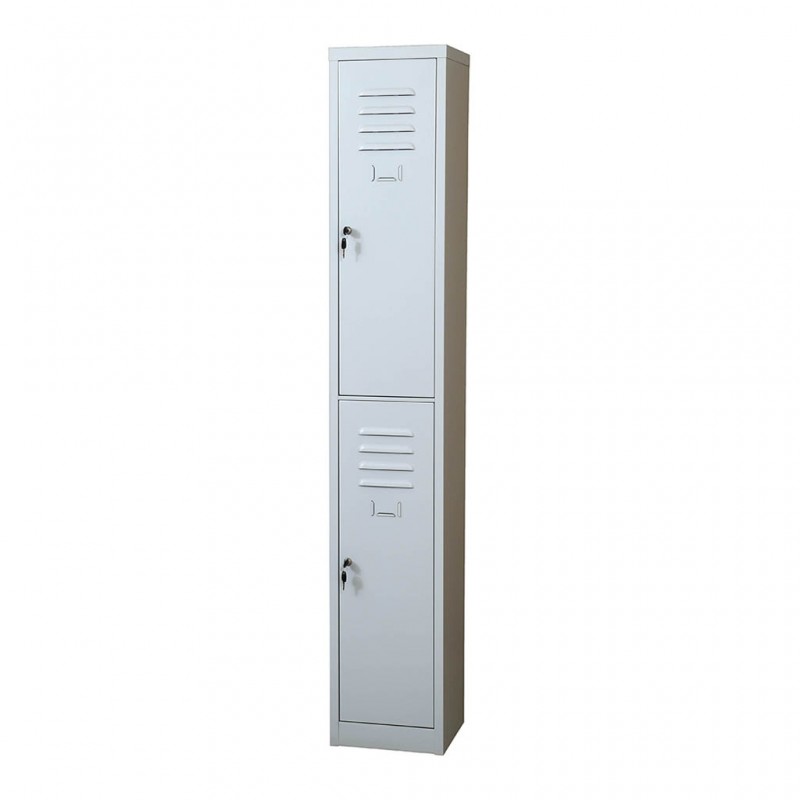 Locker Cabinet COULC2 Grey 2 Compartment