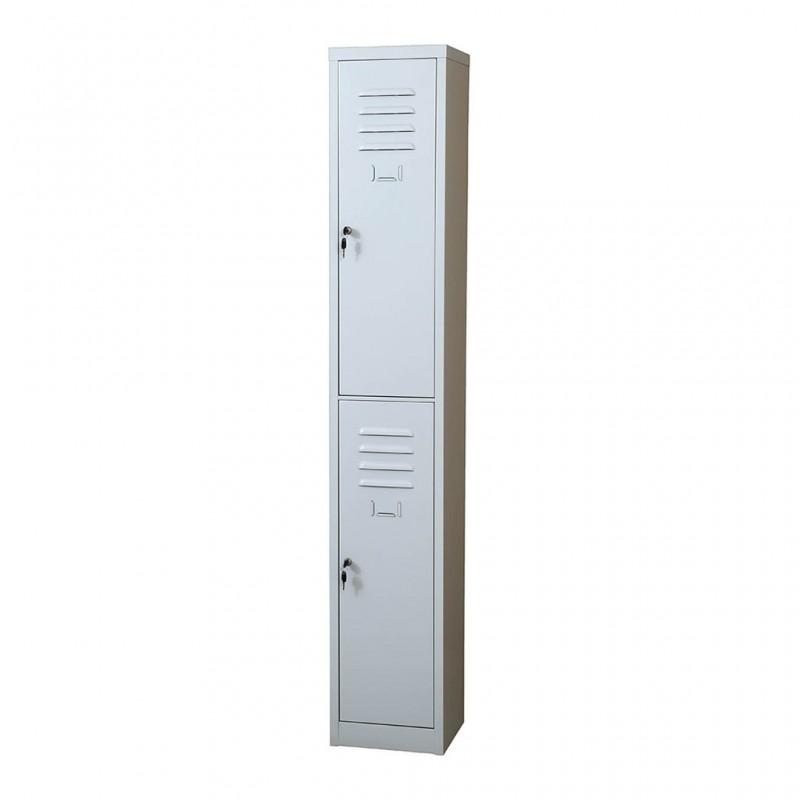 Locker Cabinet COULC2 Grey 2 Compartment Locker Cabinet COULC2 Grey 2 Compartment