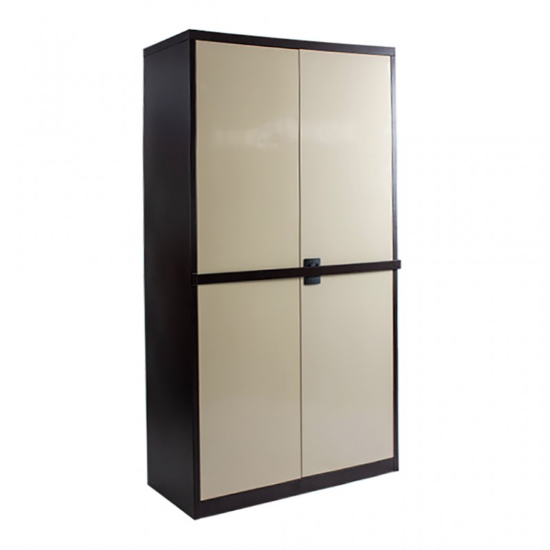 Storage Metal Cupboard COUFHC4 SB Brown & Beige Storage Metal Cupboard COUFHC4 SB Brown & Beige