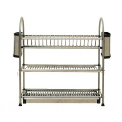 Concetto CDJ-55 3-Tiers S/Steel Dish Rack With 2 Side Holders