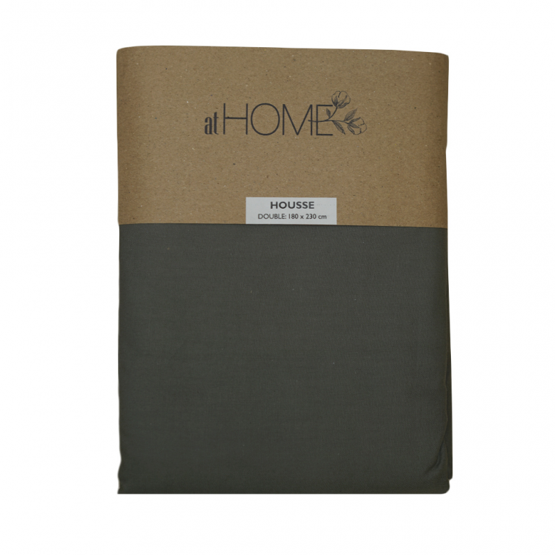 Fitted Sheet 140x190+20 cm Dark Gery