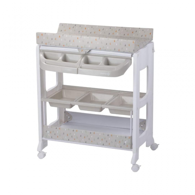Changing Table Dolphy Multi Dots Includes Bathtub - SFTDOLPHY Changing Table Dolphy Multi Dots Includes Bathtub - SFTDOLPHY