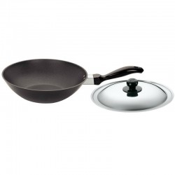 Futura Q71 26cm 2L Flat N/S Deep Frypan with Lid