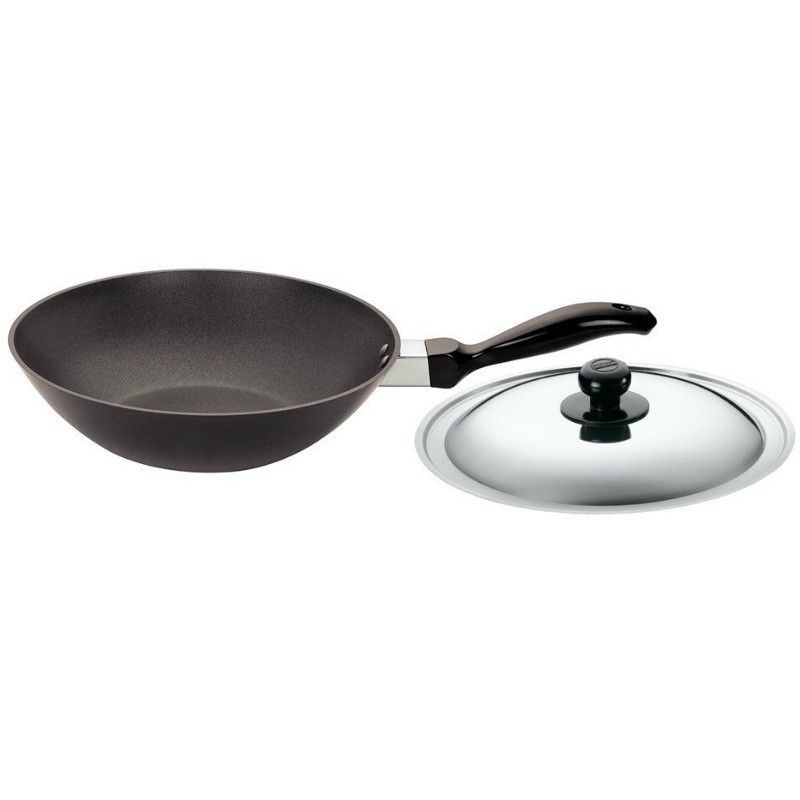 Futura Q71 26cm 2L Flat N/S Deep Frypan with Lid Futura Q71 26cm 2L Flat N/S Deep Frypan with Lid