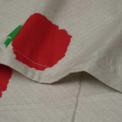 Flat Sheet+1 Pillow 160x230 cm 7625 Red Apple