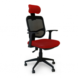 High Back Chair COUWA101 - Red & Black