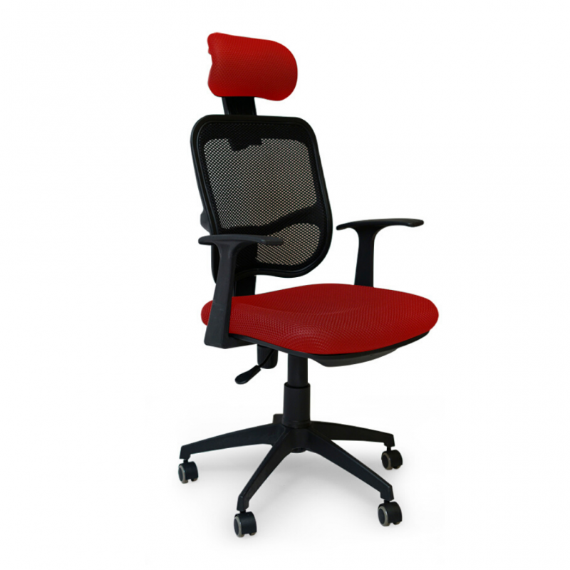 High Back Chair COUWA101 - Red & Black