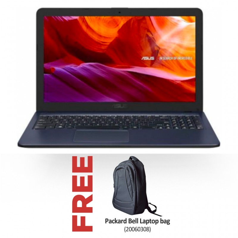 ASUS Notebook Core i3 X543UA-I381G2T GREY & Free Laptop Bag