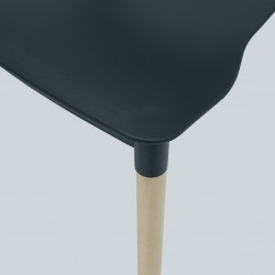 Fiorella Dining Chair Black Color