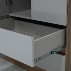Zeus Wardrobe 6 Doors Carvalho Naturale P.Board