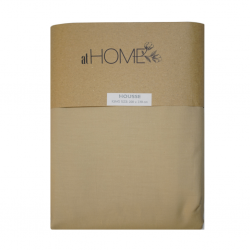 Fitted Sheet 160x190+20 cm Beige