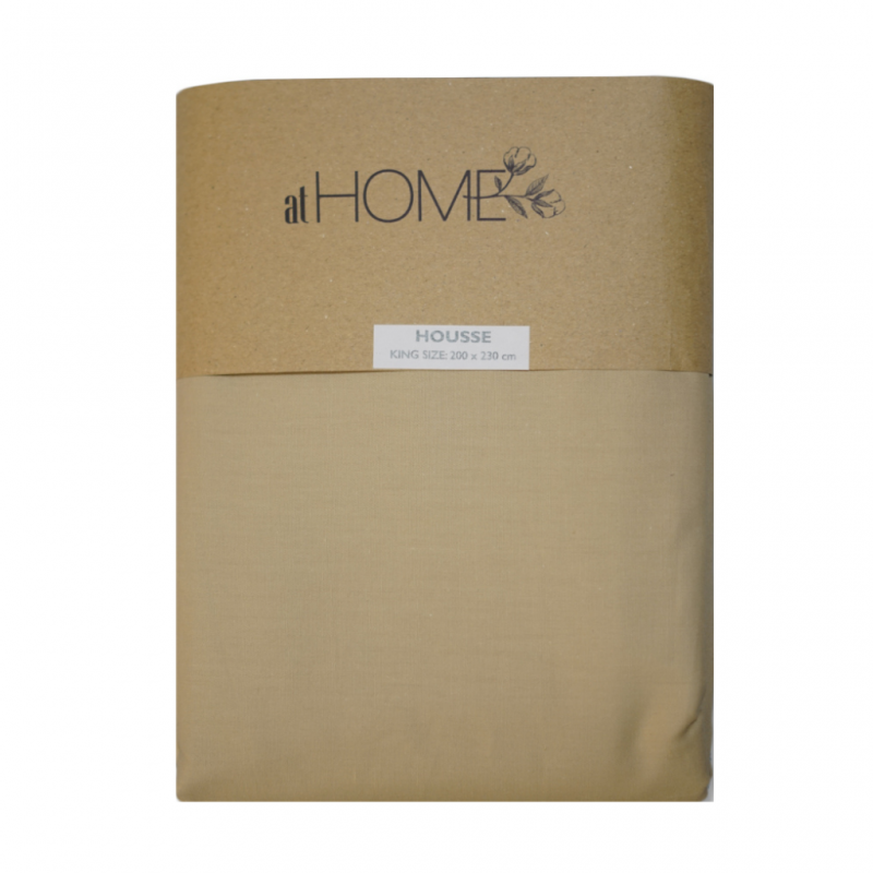 Fitted Sheet 160x190+20 cm Beige