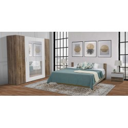 Franziska Bedroom Set 180x200 cm Chene Chataigne