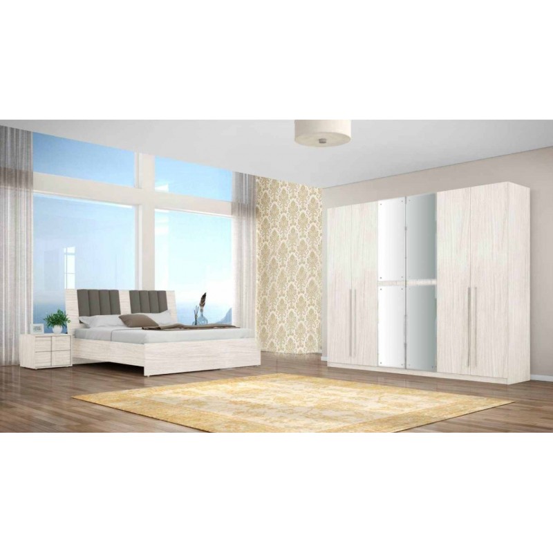 Copacabana Bedroom Set 160x200 cm Grey