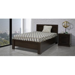 Los Angeles Bed 120x200 cm Imbuia Naturale P.Board
