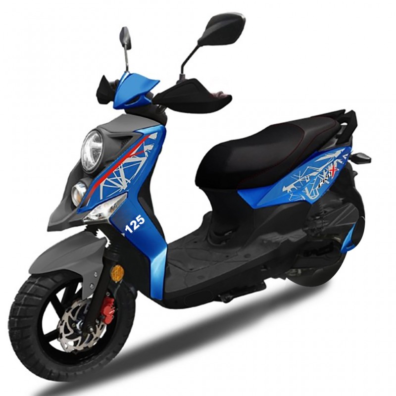 SYM CROX125 125CC Blue Scooter