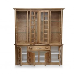 Sky Wall Unit 8 Doors + 1 Drawers Pine Finish Oak