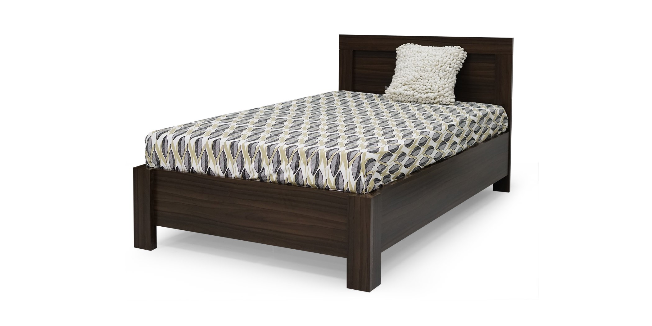 Los Angeles Bed 120x200 cm Imbuia Naturale P.Board