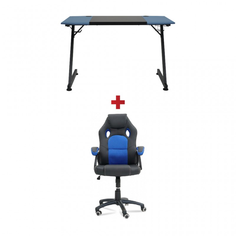 Kirby Gaming + Kain Gaming Chair Black /Blue Class 4 Gas Lift