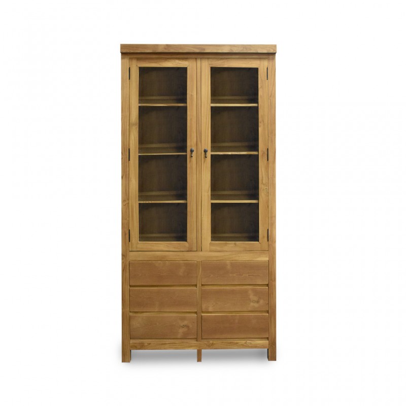 Oriana Bookshelve Cabinet Teak