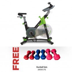 Bodytone DS15 Spin Bike & Free Dumbbell Set