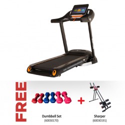 Bodytone DT22W Wifi Treadmill & Free Dumbbell Set + Sharper