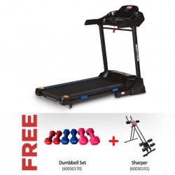 Bodytone DT18 Treadmill & Free Dumbbell Set + Sharper