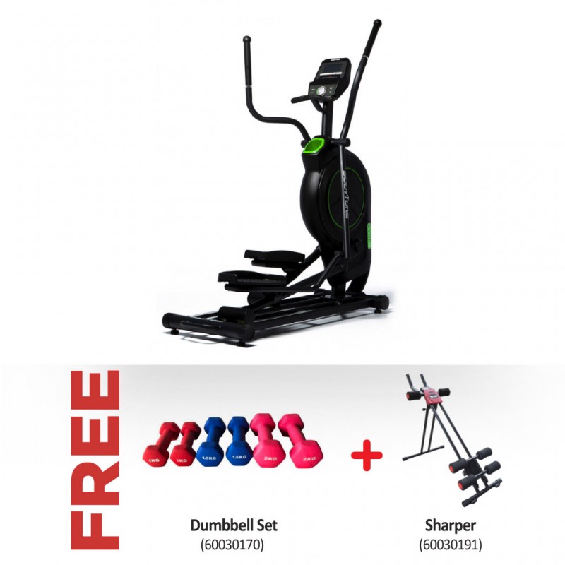 Bodytone EVOE4 Crosstrainer & Free Dumbbell Set + Sharper