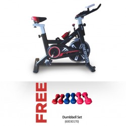 JDM SPORTS ES 7707 Spin Bike & Free Dumbbell Set