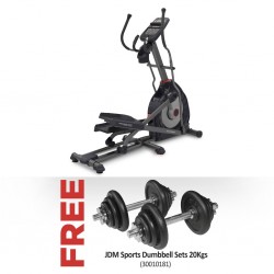 Schwinn 430I Elliptical & Free JDM Sports Dumbbell Sets 20Kgs