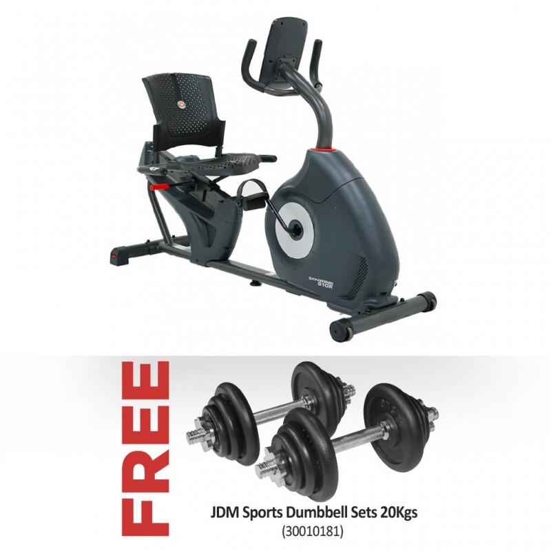 Schwinn 510R Recumbent Bike & Free JDM Sports Dumbbell Sets 20Kgs