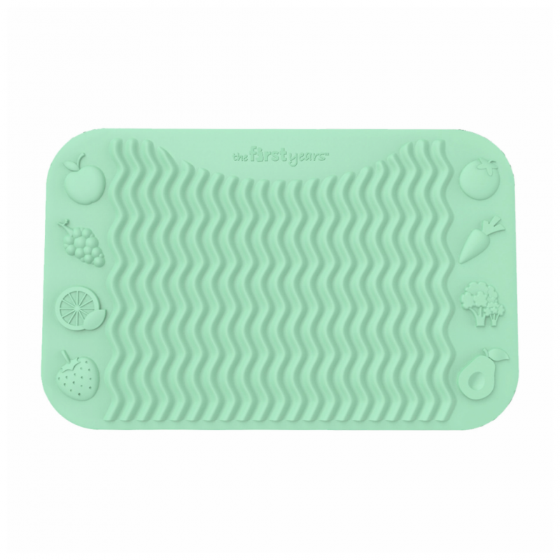 First Year Finger Foods Placemat Mint Y6719A1 First Year Finger Foods Placemat Mint Y6719A1