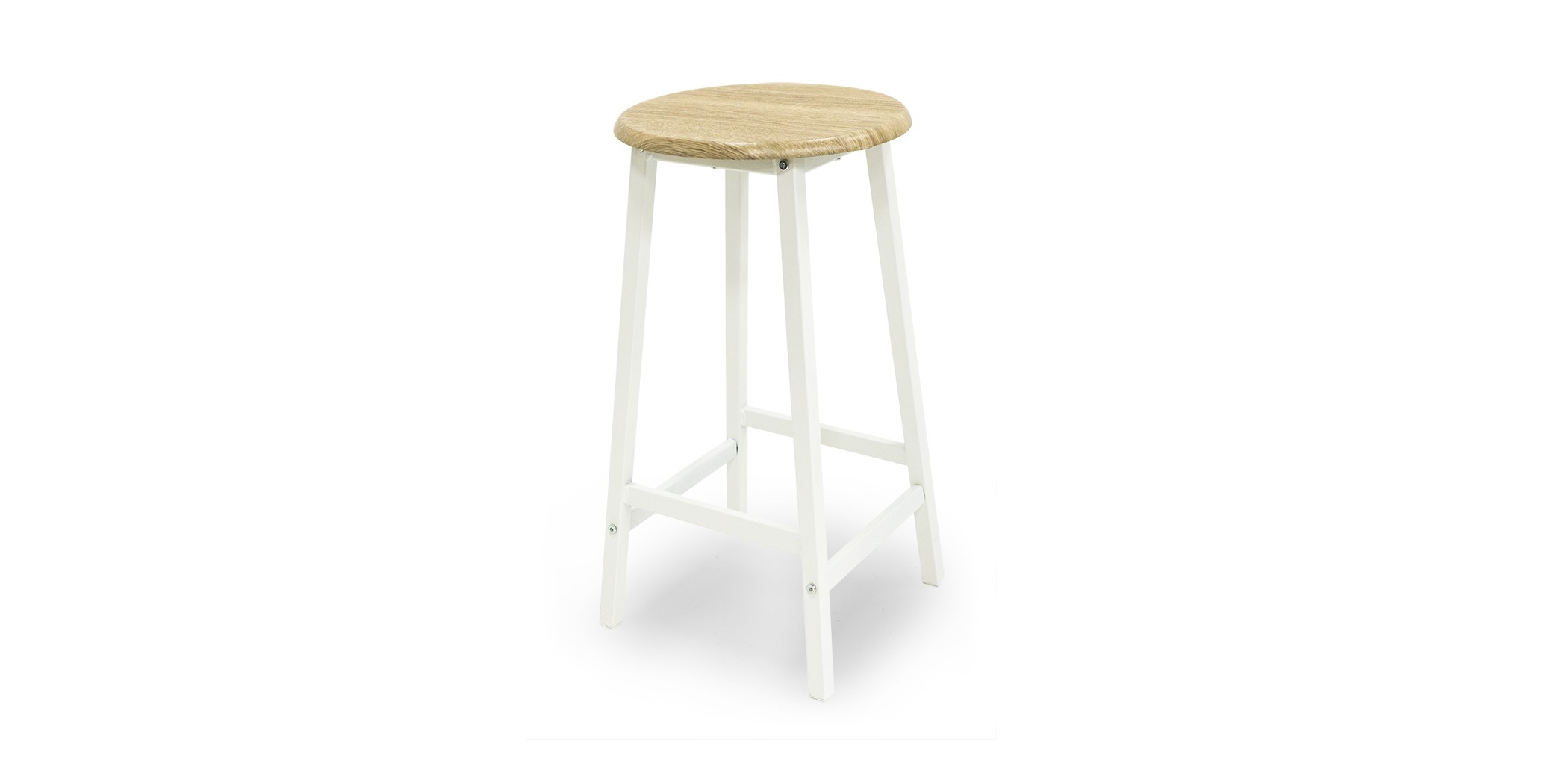 Terina Table and 2 Chairs PVC/Melamine White Color