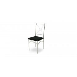 Arvens Table and 4 Chairs Black Metal