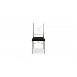 Arvens Table and 4 Chairs Black Metal