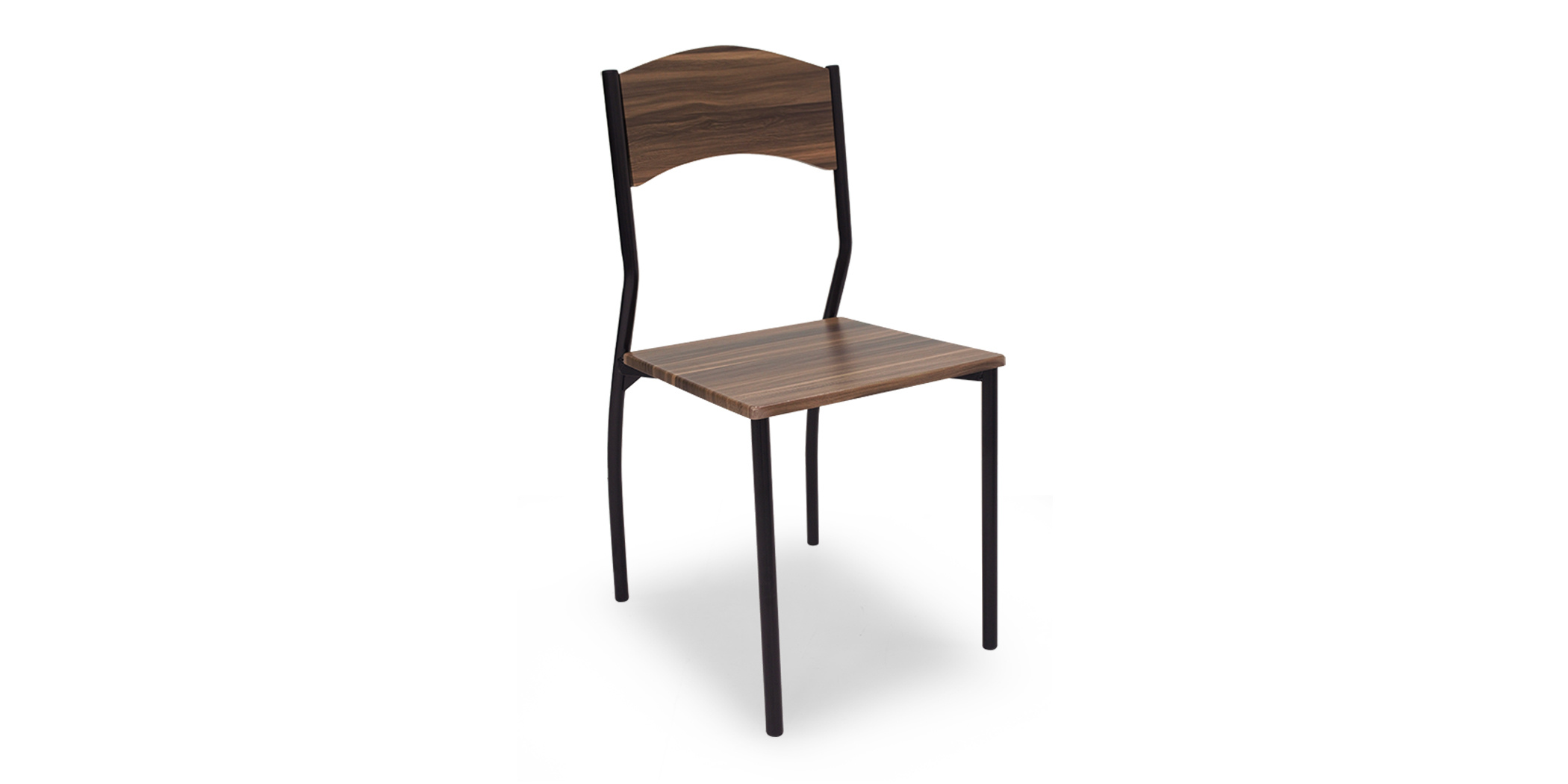 Viviana Table and 6 Chairs in Metal Black Color