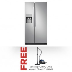 Samsung RS50N3403SA Refrigerator & Free Samsung VC18M2120SB/SG V.Blue 1.5L Vacuum Cleaner