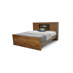 Rustic Bedroom Set 180x200 cm Brown Color